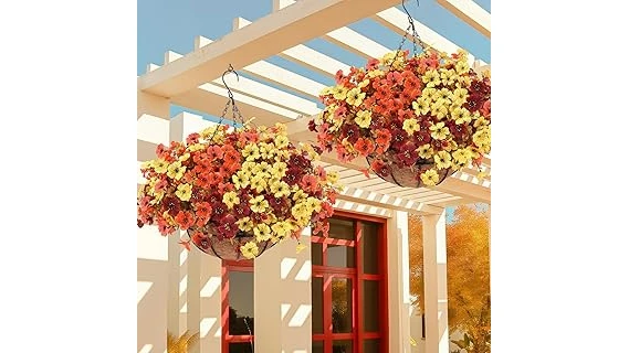 Best 10 Fall Flowers for Hanging Baskets