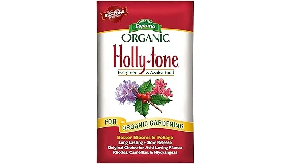 This image shows vibrant Encore Azalea blooms with a selection of fertilizers for optimal growth.