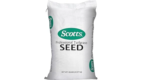 The image shows lush green grass growing in a field, ideal for pasture on sandy soil.