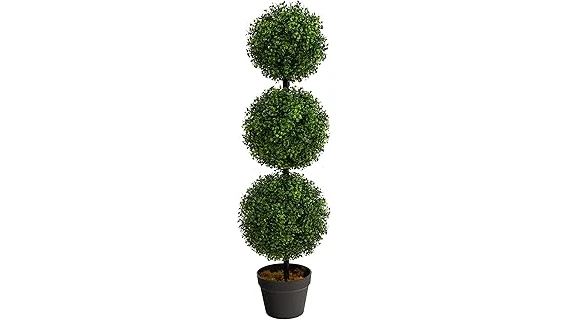 The image shows a welcoming entryway decorated with beautiful plants, perfect for a front door.