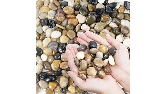 This image shows various types of gravel and stones commonly used for best 10 rocks for drainage in pots.