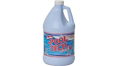 The image shows a variety of hot tub shock products arranged for comparison.