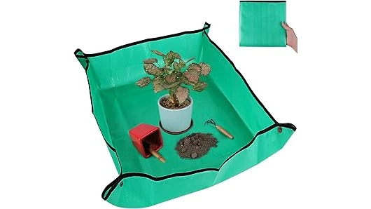 The image shows an assortment of soil bags perfect for repotting indoor plants.