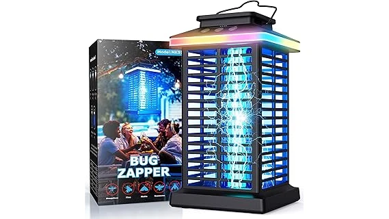 The image shows a collection of top-rated bug zappers, perfect for enjoying the outdoors.