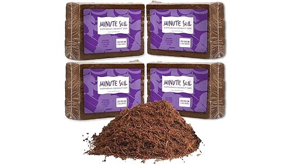 The image shows bags of different soil types, suggesting the best selling 10 dirt for growing grass.