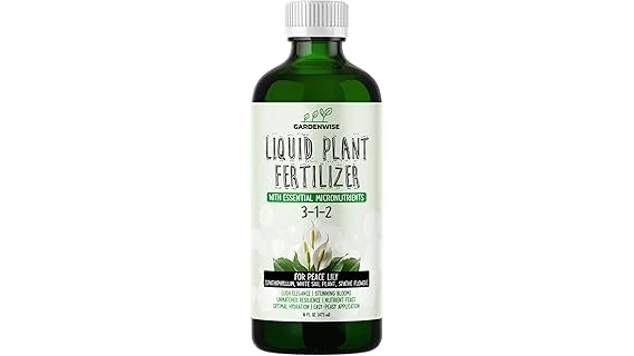 The image shows several bottles of fertilizer, suggesting the best selling 10 fertilizer for calla lilies.
