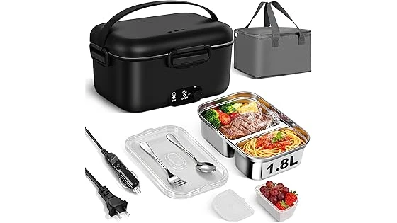 The image shows a curated collection of the best-selling lunch boxes for work, ready to be packed.