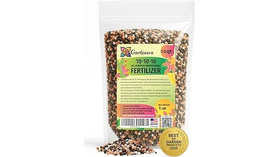 The image shows a collection of ten best-selling plant food bottles for encouraging fruit tree growth.