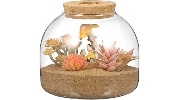 The image shows a variety of lush plants ideal for sealed terrariums, featuring best-selling selections.