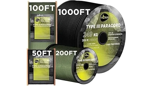 The image shows various types of rope ideal for securing a shade sail, featuring durable materials for outdoor use.