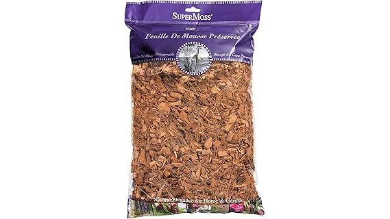 The image shows a pile of wood mulch, ideal for a safe and attractive playground surface.