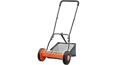 The image shows a powerful riding mower expertly navigating a steep, green hillside.