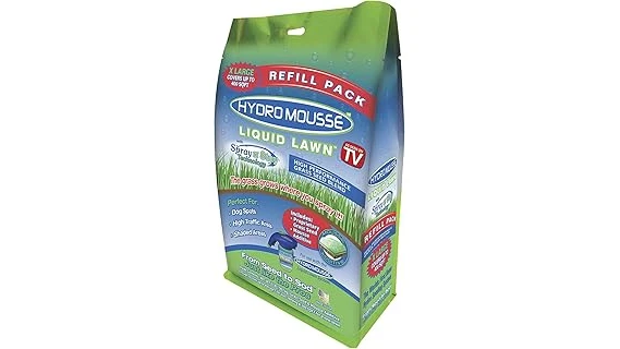 The image shows a selection of granular fertilizers, likely among the most popular for Tall Fescue.
