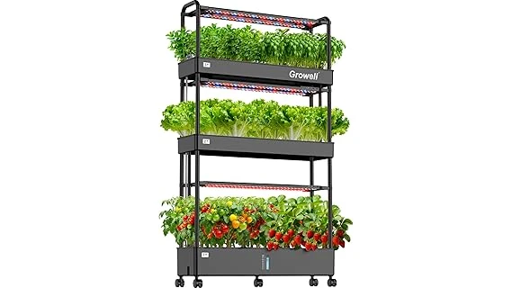This image shows a variety of hydroponic systems, highlighting popular choices for beginners.
