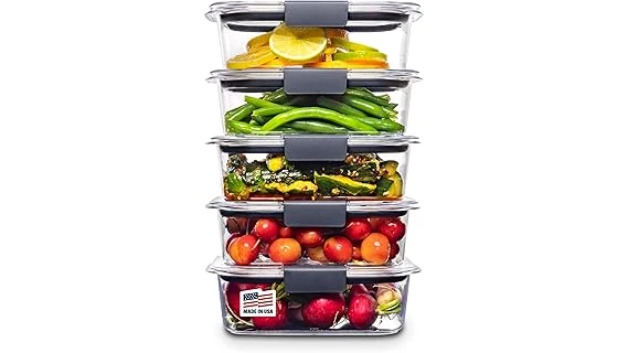 This image shows a variety of sleek lunch containers, highlighting popular choices for adults.