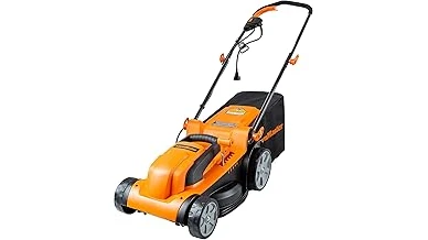 The image shows a selection of popular lawn mowers suitable for managing a one-acre property.