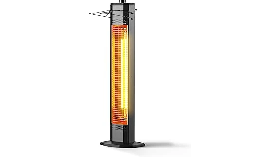 This image shows a collection of popular outdoor heaters for covered decks, perfect for extending patio season.