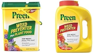 The image shows a variety of pre-emergent herbicide bottles for Zoysia grass lawns.