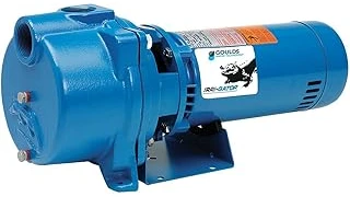 The image shows a powerful pump system ready to draw lake water for irrigation.