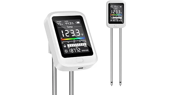 This image shows a collection of diverse soil meters perfect for monitoring indoor plant moisture levels.