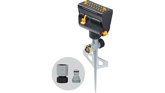 The image shows a variety of popular sprinklers ideal for watering new sod.