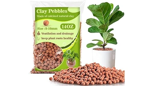 The image shows a lush garden bed with various shrubs thriving in rich, dark soil, perfect for clay.