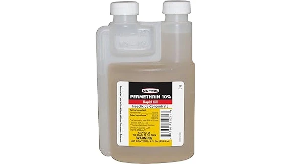 The image shows a variety of tick treatment products, hinting at the Top 10 Tick Treatment for Yard guide.