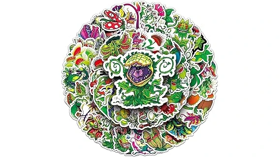 The image shows diverse carnivorous plants commonly featured in a Top Rated 10 list for house flies.