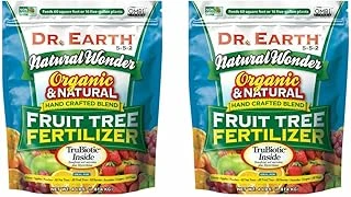 The image shows various types of top rated 10 fertilizer bottles for apple and pear trees.