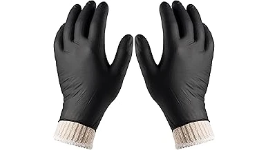 The image shows several pairs of high-quality smoking gloves neatly arranged, suitable for preparing barbecue.