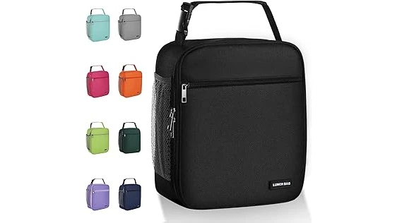 The image shows a collection of the top rated 10 lunch boxes for school, neatly arranged.