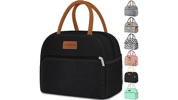This image shows a variety of attractive, well-organized lunch boxes, perfect for teachers.