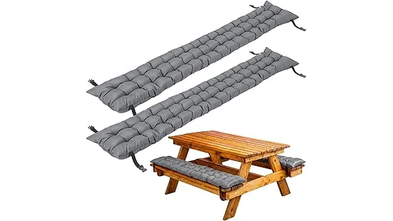 The image shows a stylish outdoor bench crafted from popular, top-rated materials.