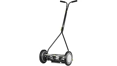 The image shows a powerful riding mower cutting a large, well-maintained lawn, perfect for a property of 7 acres.