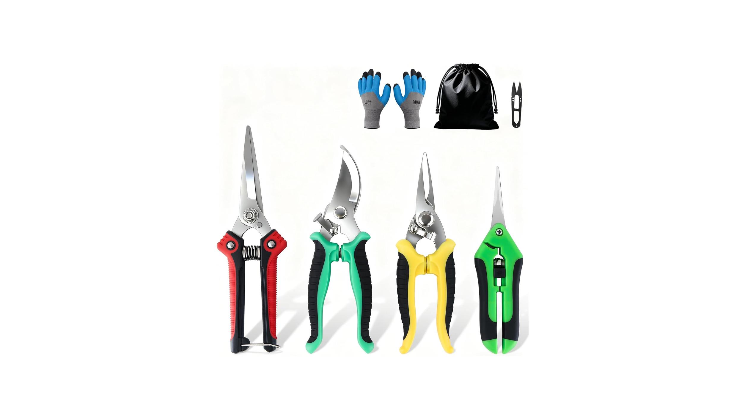 Garden Pruning Shears Set Gloves & Storage – Honest Review