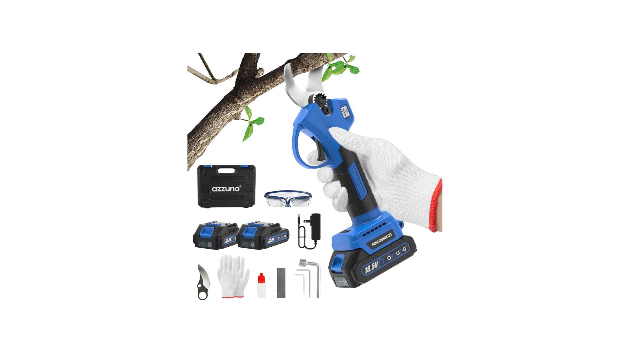 AZZUNO 20V Cordless Electric Pruning Shears: 1.1 Inch – Expe