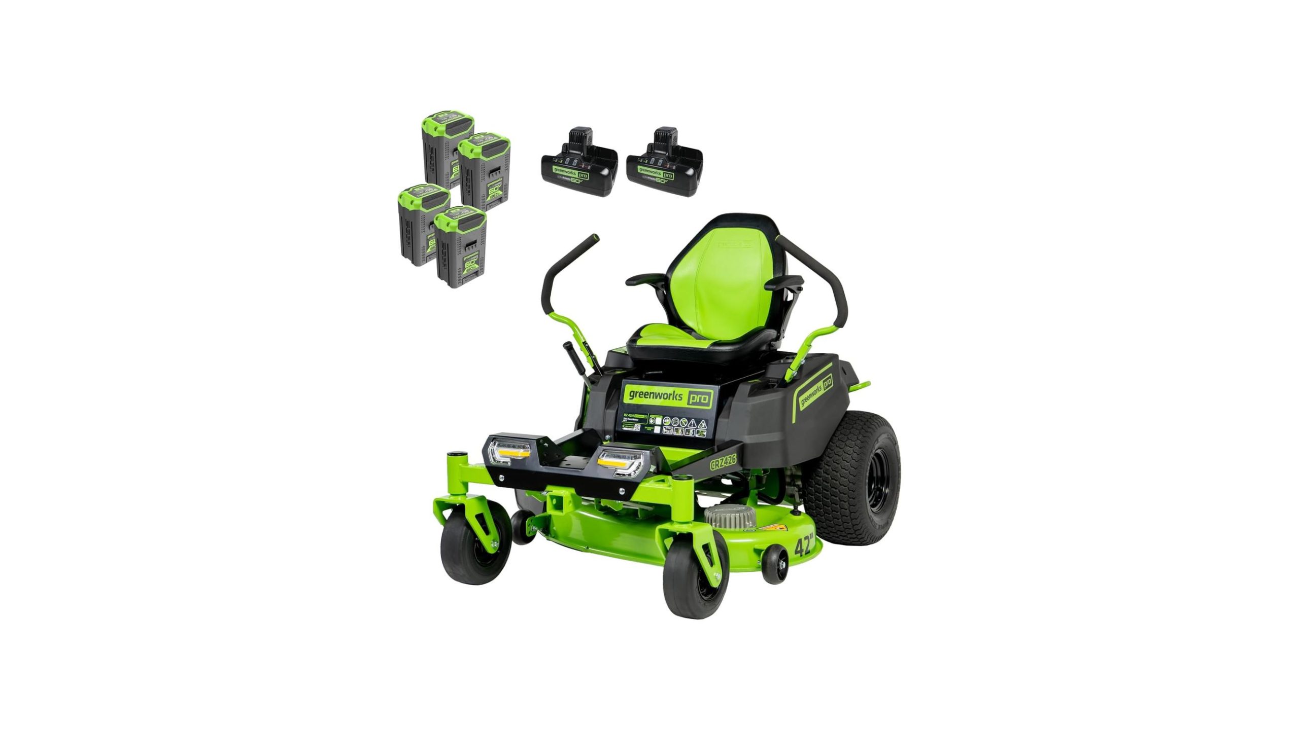 Greenworks 60V 42” Cordless Electric CrossoverZ Zero Turn: I