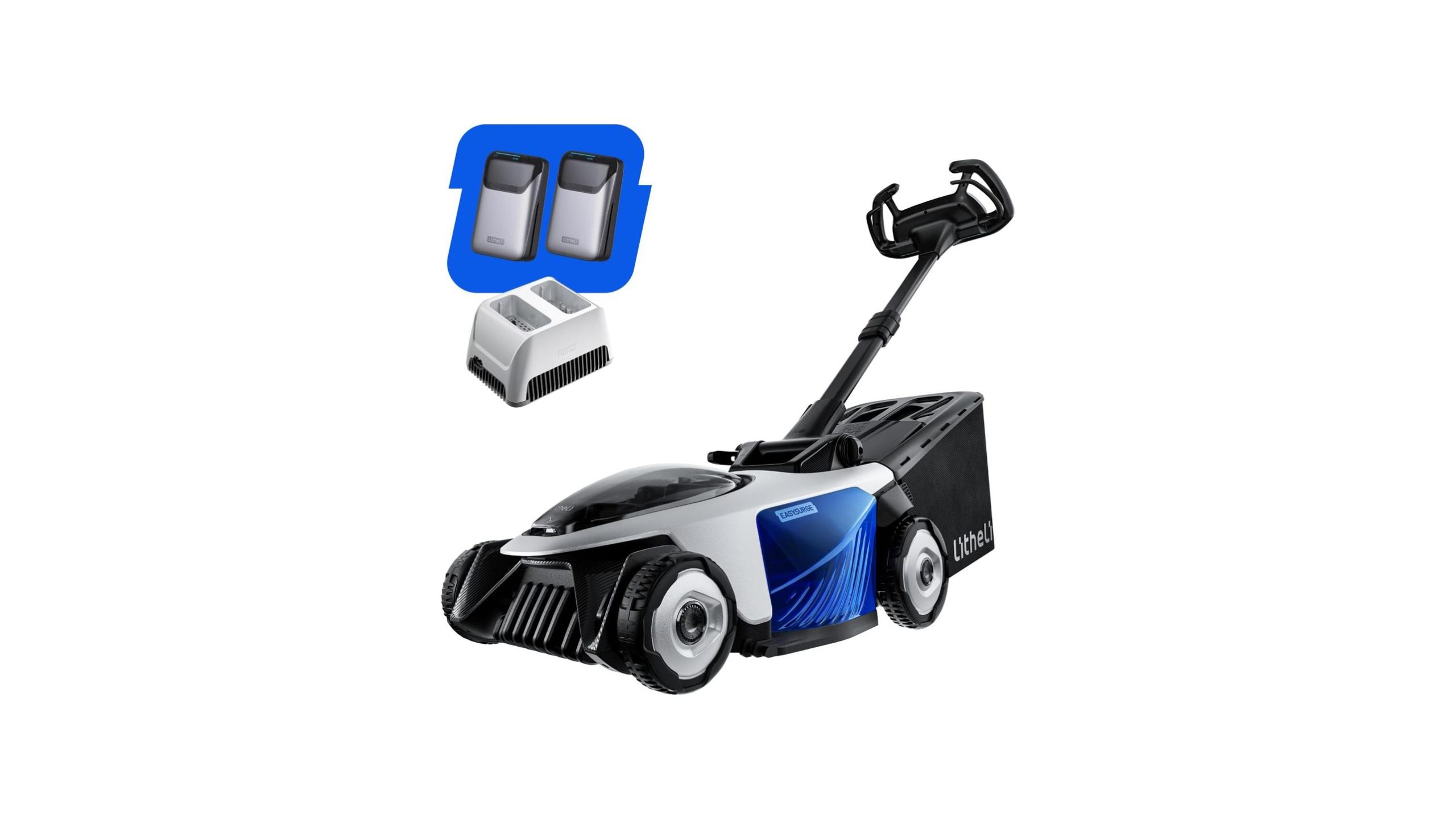 Electric Lawn Mower, Self-propelled Lawn Mower Cordless 40V