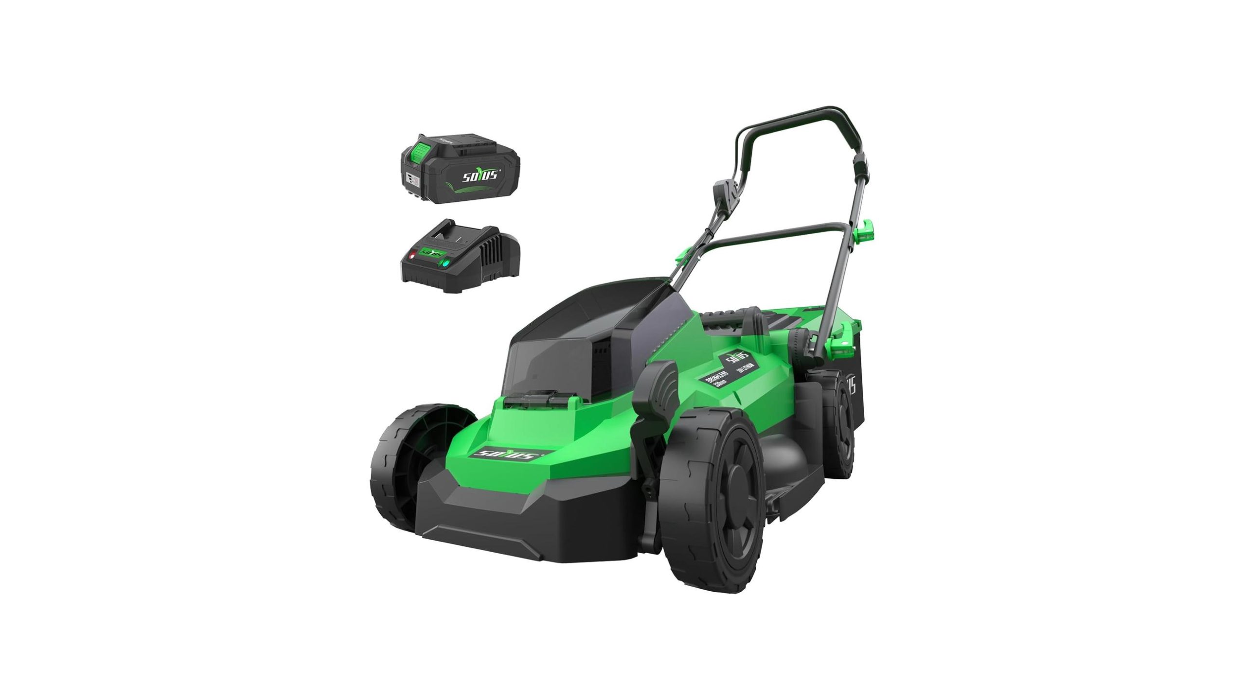 SOYUS Lawn Mower Cordless, 13 Inch 20V Electric – Detailed R