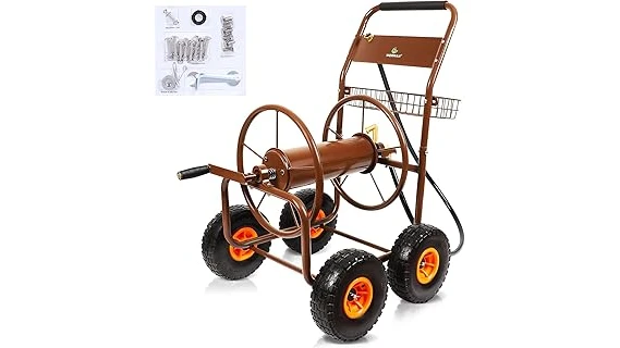 Best Selling 10 Garden Hose Reel Cart