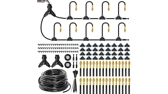 The image shows a neatly arranged raised garden bed with an installed irrigation system, showcasing best-selling options.
