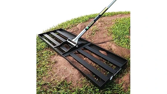 The image shows bags of soil arranged for leveling a lawn, showcasing popular choices.