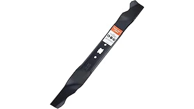 This image shows a mulching self-propelled mower in a green yard, perfect for garden maintenance.