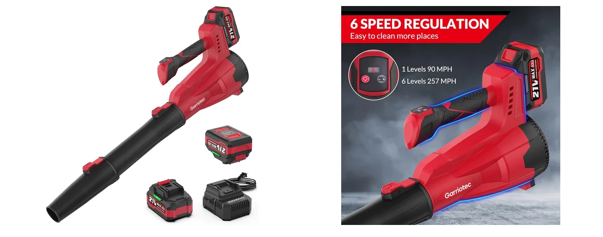 Garriotec Leaf Blower Cordless images