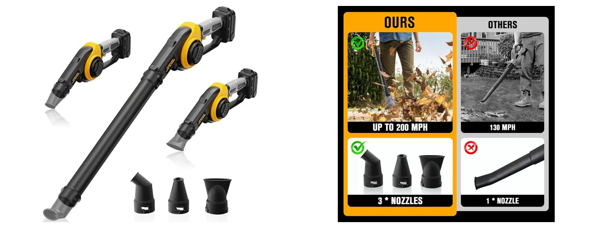 HEINPRO Cordless Leaf Blower Compatible images