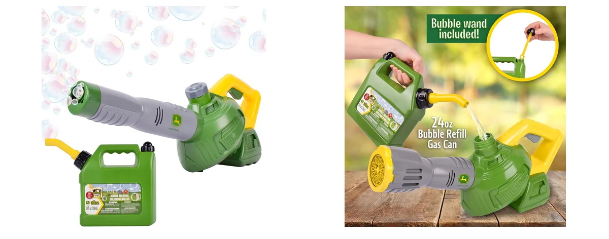 John Deere Bubble Leaf Blower Toy for images