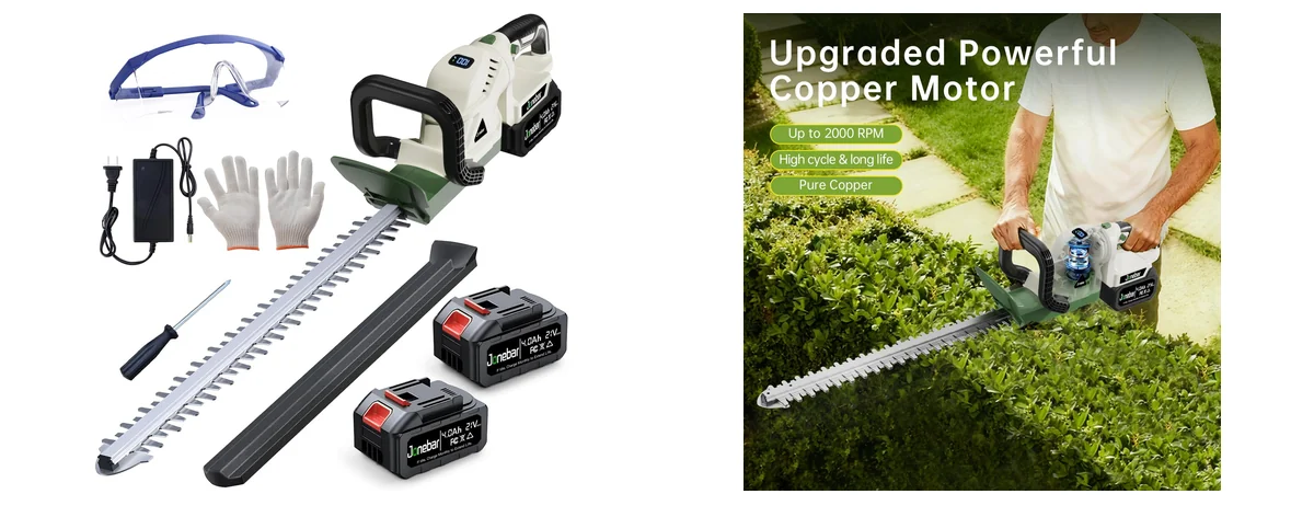 Jonebar 20'' Cordless Hedge Trimmer images