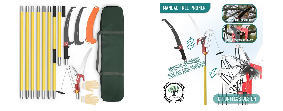 LETYANGER Pole Saws for Tree Trimming images