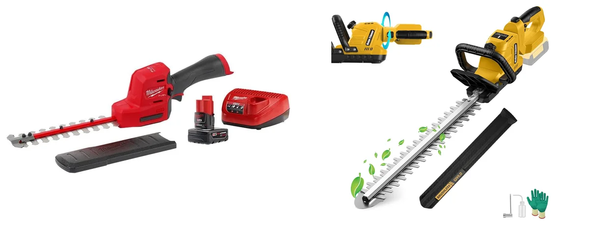 Milwaukee 8 Hedge Trimmer kit CHROME 2533-21 images