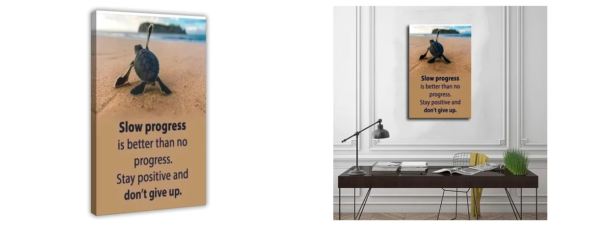 Motivational 'Slow Progress Is Better Than No images